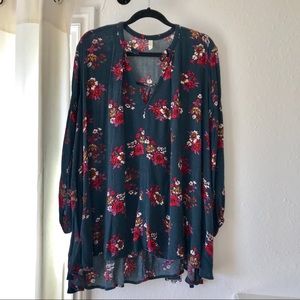 Free People Tunic Blouse